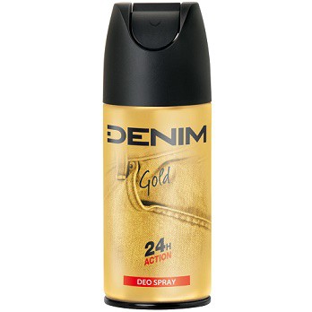 Denim deo 150ml Gold | Kosmetické a dentální výrobky - Pánská kosmetika - Přípravky po holení